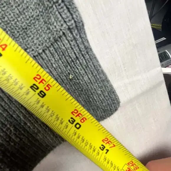 Eddie Bauer Men's Large Gray Crew Neck Knit Cotton Sweater - Picture 3 of 10